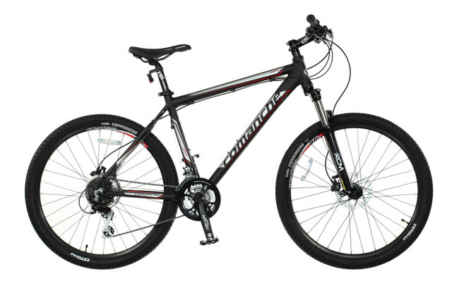 Велосипед Comanche Hurricane Comp 22", черный-серебристый (CH100012)
