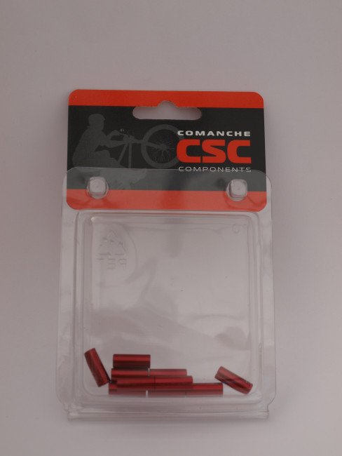 Наконечник рубашки тормоза CSC End Cup BR-5AC 5MM, красный (2800286)