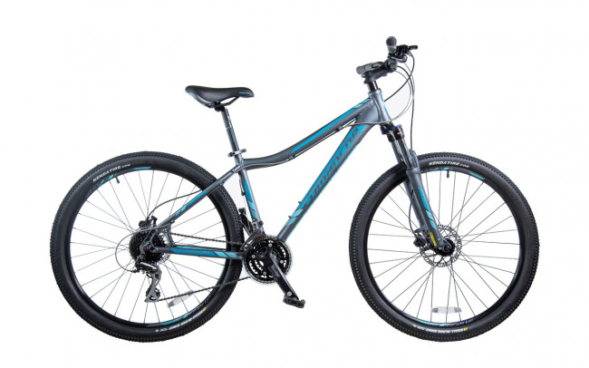 Велосипед Comanche Orinoco 27 L Comp 17.5", серый-бирюзовый (1000138)