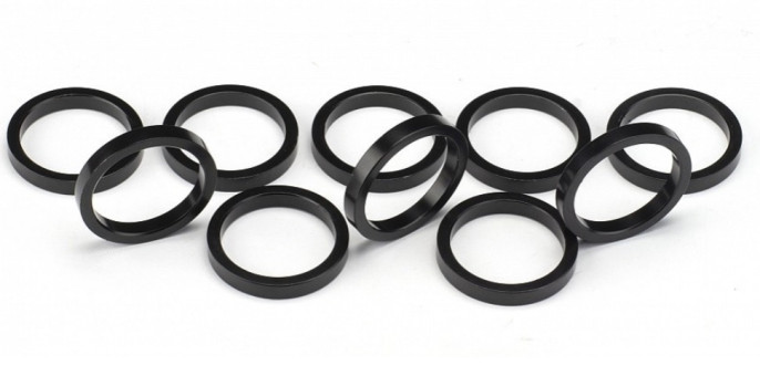 Набор проставочных колец CSC Spacer MT 5MM 10PC, черный