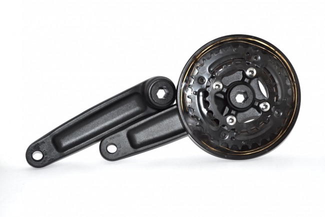 Шатун SR Suntour CW10 Duro D H BAZG 175MM 32/22T, чорний (SS100346)