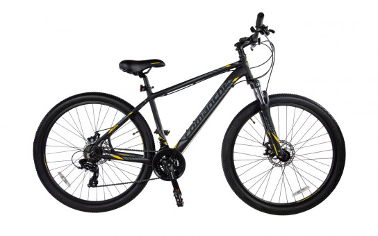 Велосипед Comanche Prairie 27 Disc 1.2 17.5", серый-желтый