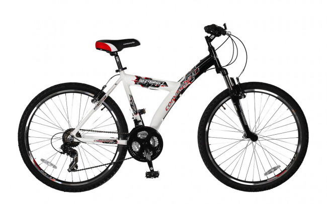 Велосипед Comanche Ontario Fly 18", черный-белый (CH100034) Велосипед Comanche Ontario Fly 18", черный-белый (CH100034)