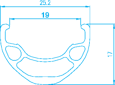 Обод Alex Rims MD19 AV 32H 27.5", белый (1700042)