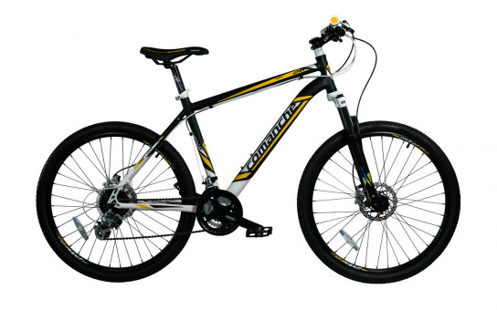 Велосипед Comanche Niagara Comp 19", чорний-жовтий Велосипед Comanche Niagara Comp 19