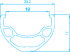 Обод Alex Rims MD19 AV 36H 29", белый (AR100146)