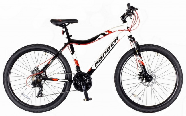 Велосипед Ranger Magnum Disc 18", белый-красный (RG100123)