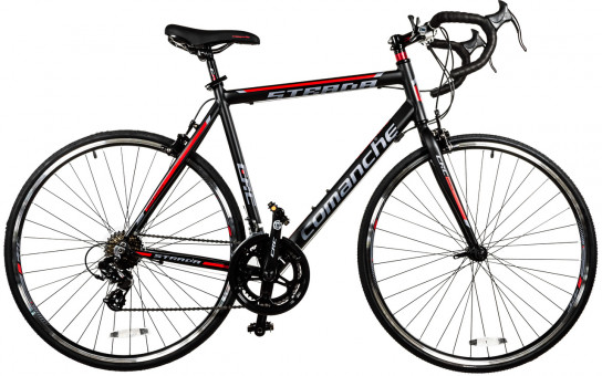 Велосипед Comanche Strada 56CM, черный-красный