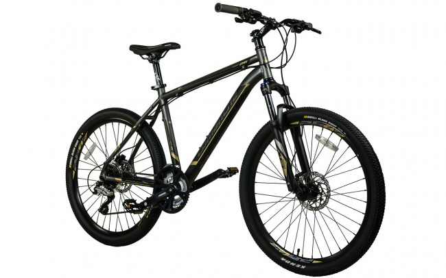 Велосипед Comanche Tomahawk Comp 19", серый-золотой (CH100298)