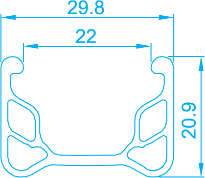 Обід Alex Rims Y22 CSW AV 36H 20", чорний (AR100219)