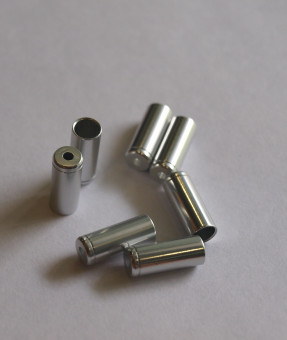 Наконечник рубашки тормоза CSC End Cup BR-5A 5MM, серебристый