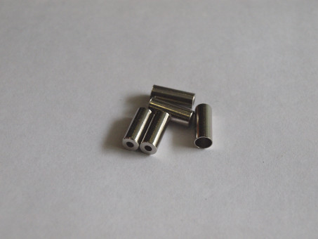 Наконечник рубашки переключения CSC End Cup SH-4BC 4MM, серебристый