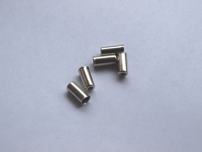 Наконечник рубашки переключения CSC End Cup SH-4B 4MM, серебристый (CC100397.1)
