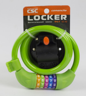 Замок кодовый CSC Locker DGT 12/12, зеленый