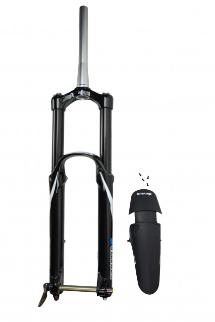 Вилка SR Suntour SF19 Durolux Boost R2C2 PCS 15QLC TI 110 180 27.5", черный (1200167)