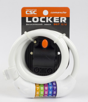 Замок кодовый CSC Locker DGT 12/12, белый