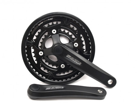 Шатун SR Suntour CW16 XCE JR T312 PBBG 160MM 42/34/24T, черный
