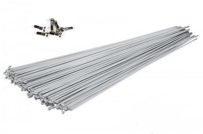 Спица CSC BNRS SR14G 250MM с ниппелем, серебристый (CC100239.1)