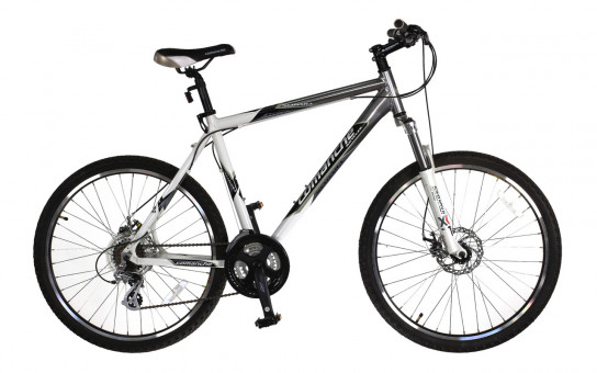 Велосипед Comanche Niagara Disc 19", сріблястий-білий Велосипед Comanche Niagara Disc 19