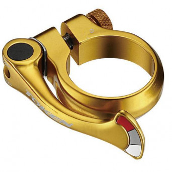 Хомут подседельный с эксцентриком Token TK1683 31.8MM, золотой
