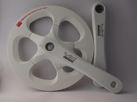 Шатун SR Suntour CW16 VX S48 WHWDG 170MM 48T, белый