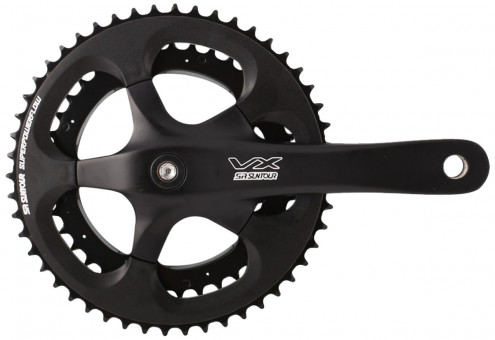 Шатун SR Suntour CW16 VX PD PBBG 170MM 53/39T, черный