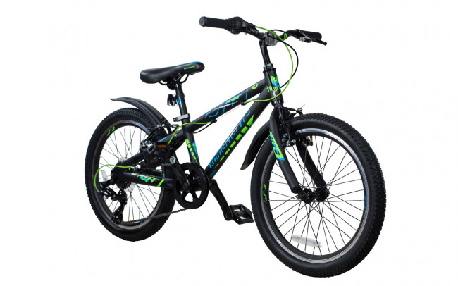 Велосипед Comanche Moto Six 10", черный-синий (CH100165)