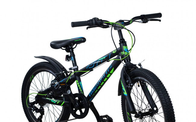 Велосипед Comanche Moto Six 10", черный-синий (CH100165)