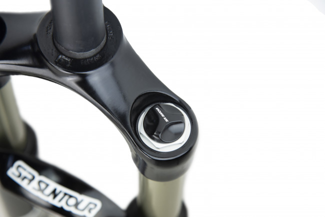 Вилка SR Suntour SF16 Raidon XC DS RL R 120 27.5", черный (1200135)