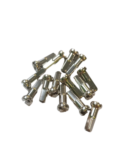 Ниппель CSC Nipple BNS 14G 16MM (100шт.), серебристый