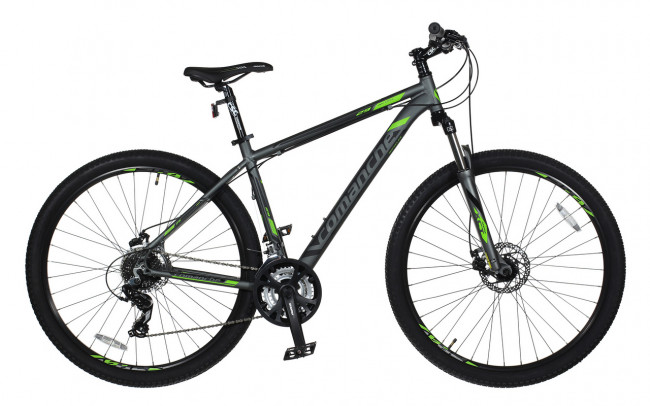Велосипед Comanche Niagara 29 Disc 17.5", серый-зеленый (CH099990)