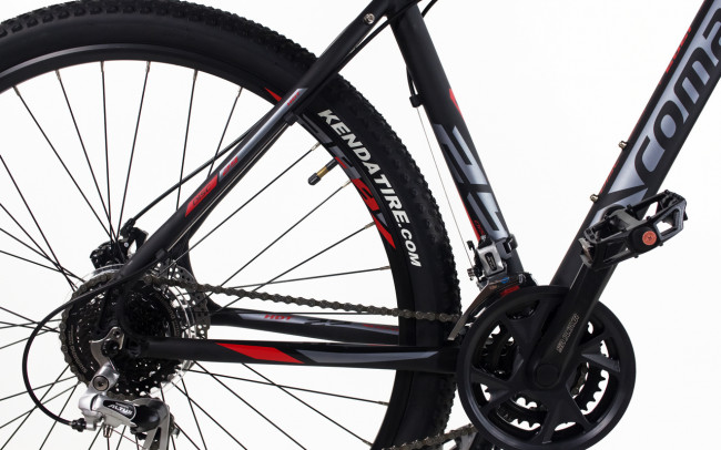 Велосипед Comanche Niagara 29 Disc 21", черный-красный (CH099993)