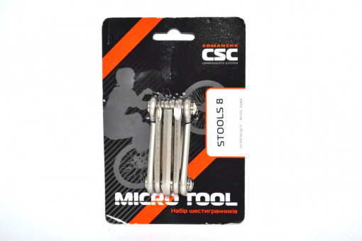 Мультитул CSC Stools 8, серебристый